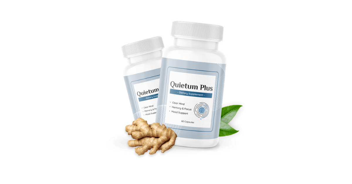 Quietum Plus supplement bottle – natural tinnitus relief and hearing support formula