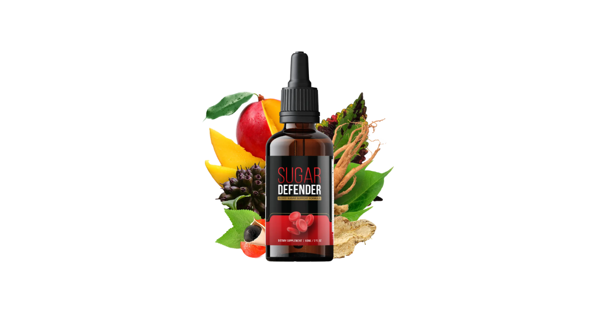 Sugar Defender supplement bottle – natural blood sugar support and energy formula