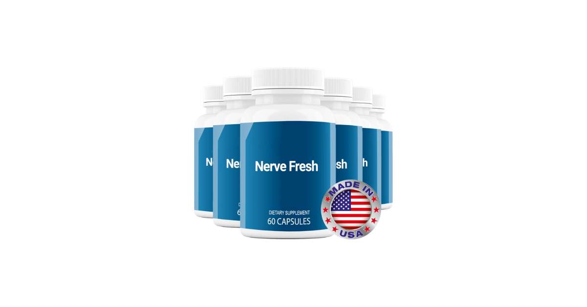 Nerve Fresh supplement bottle – natural nerve health and neuropathy support formula