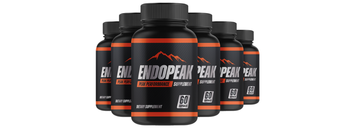 EndoPeak male performance supplement bottles